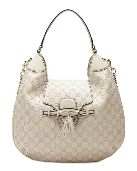 gucci emily guccissima leather hobo bag|Gucci emily chain bag.